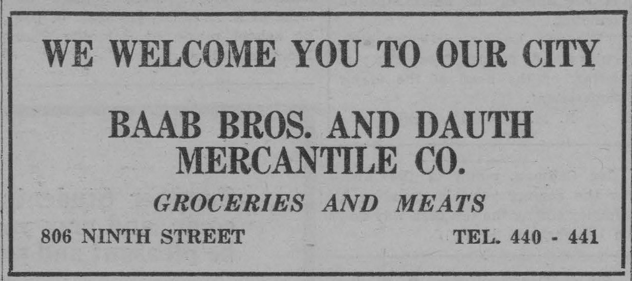 Dauth Family Archive - 1927-06-15 - The Mirror - Baab Bros & Dauth Mercantile Company