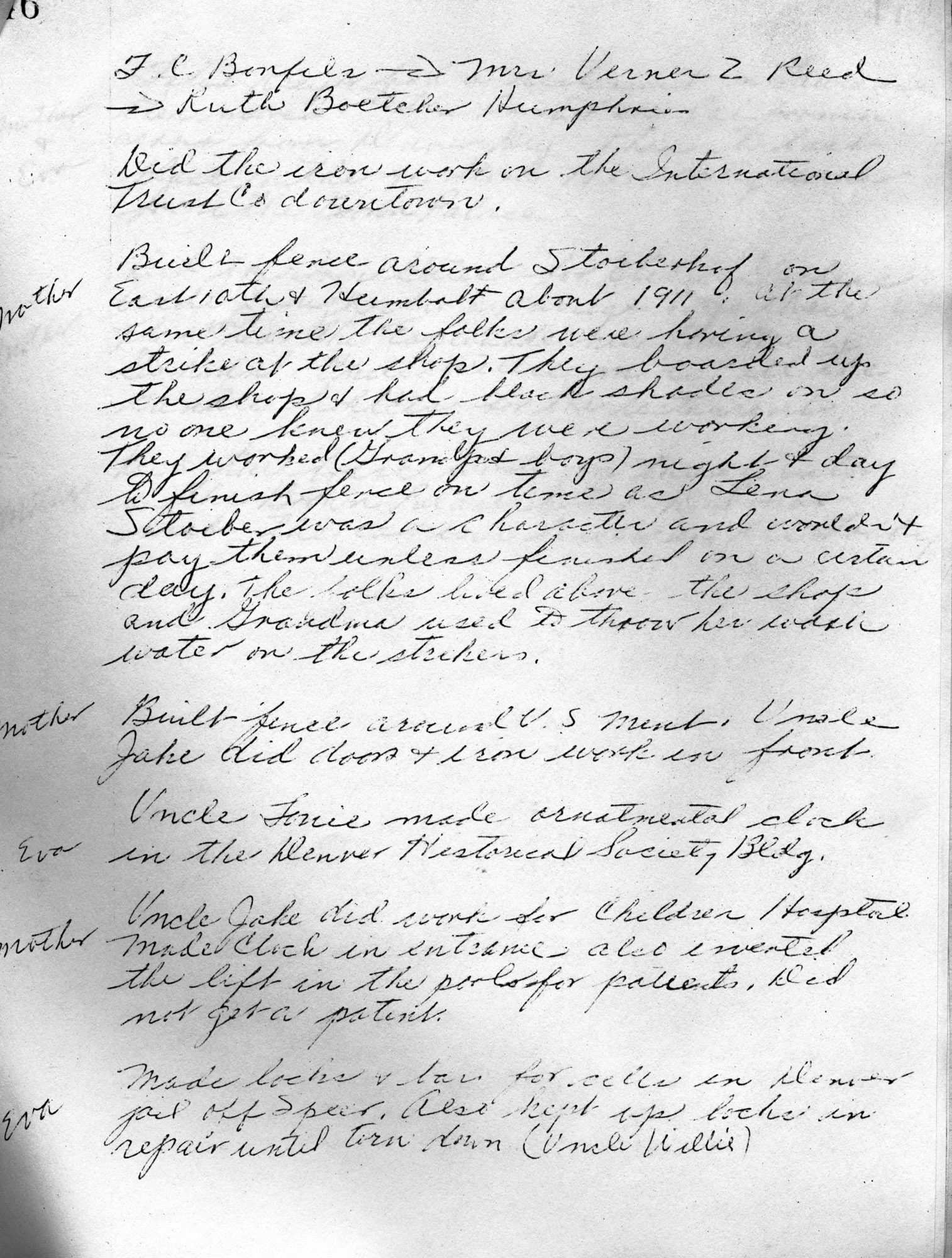Dauth Family Archive - Elizabeth Fitting Family History Page 16