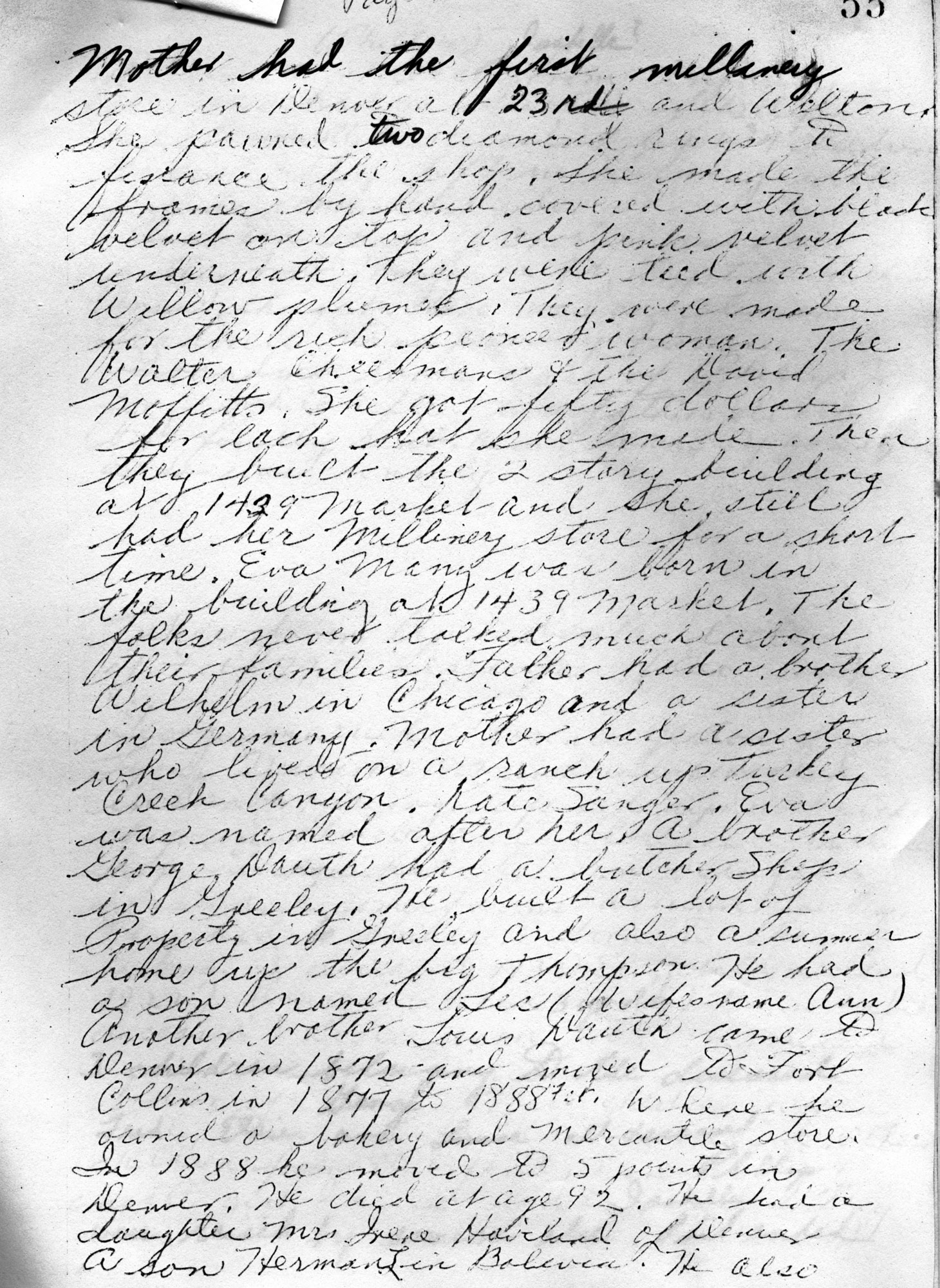 Dauth Family Archive - Elizabeth Fitting Family History Page 3
