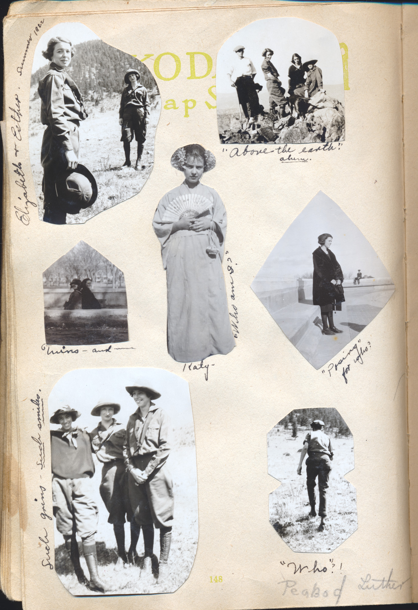 Dauth Family Archive - Circa 1920-1924 - Elizabeth Dauth's Memory Book - Page 148 - Photo