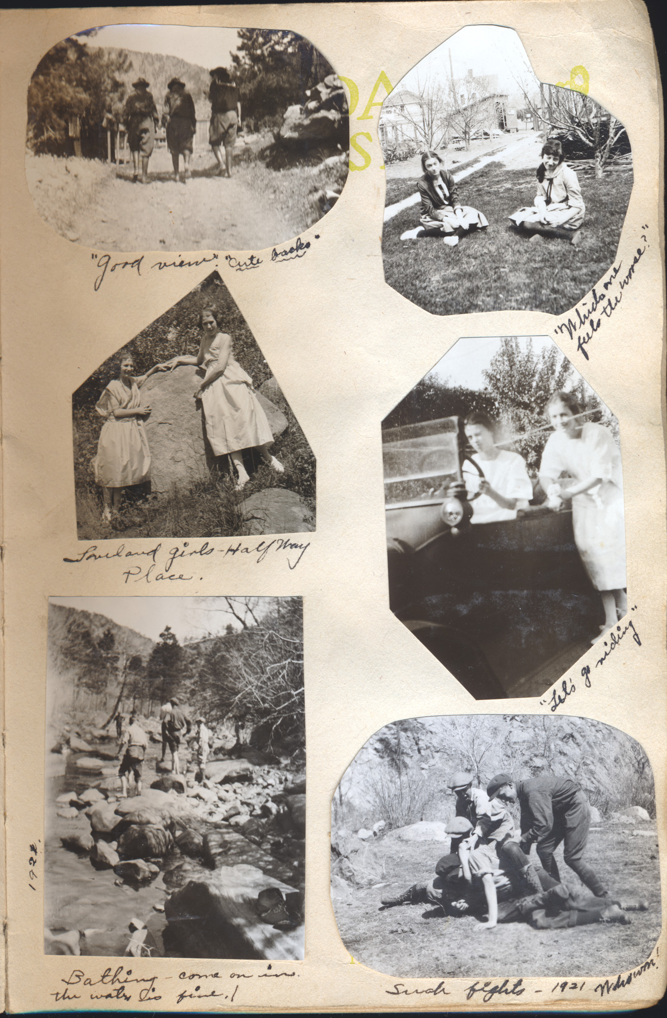 Dauth Family Archive - Circa 1921-1924 - Elizabeth Dauth's Memory Book - Page 149 - Idlewi