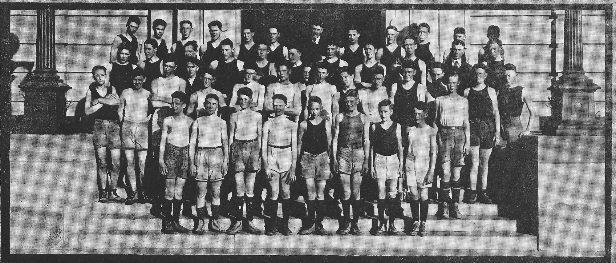 Dauth Family Archive - 1921 - Spud Yearbook -  June Dauth Basketball Yearbook Photo Entire Team
