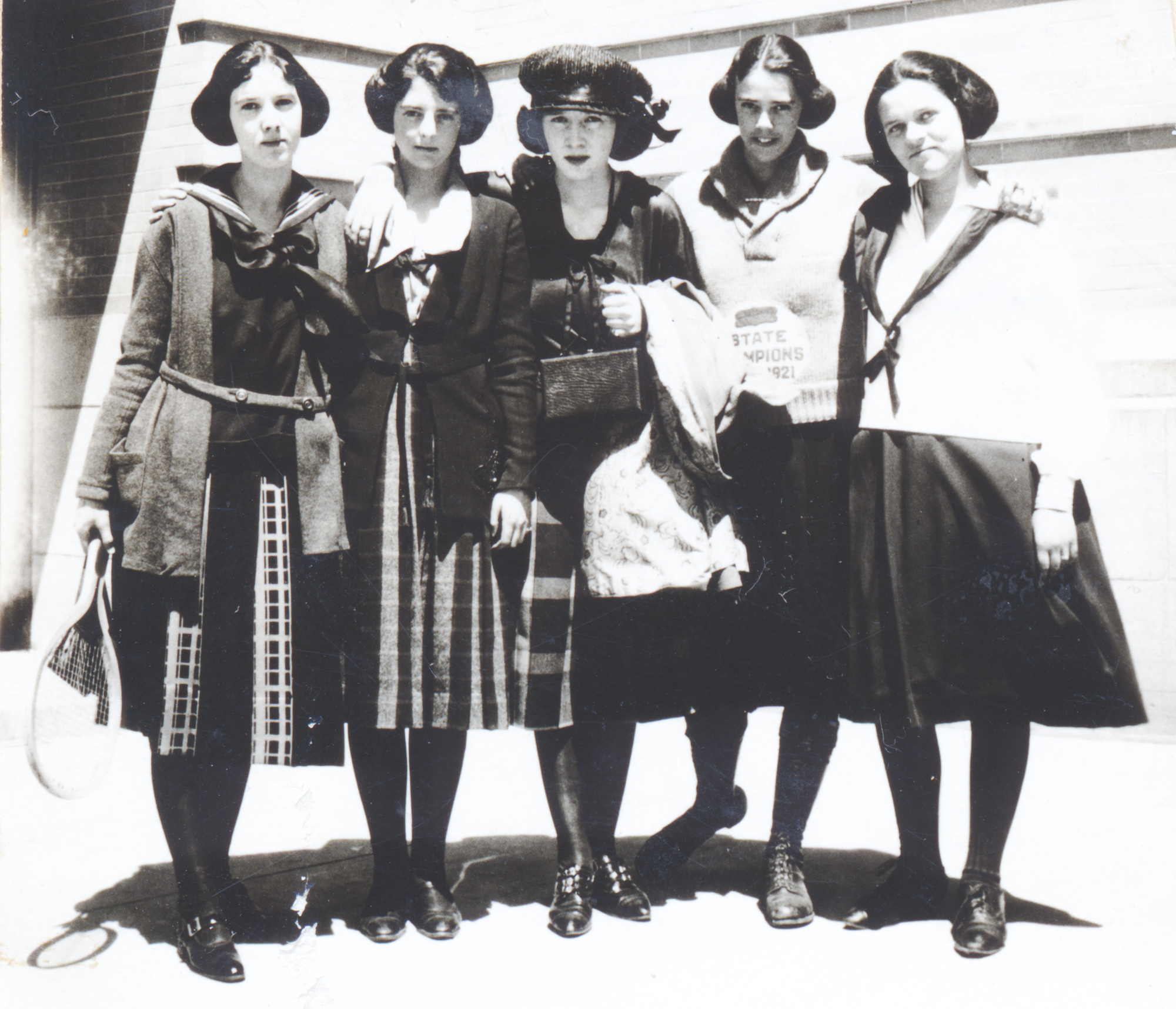 Dauth Family Archive - 1921 - Elizabeth Dauth At Lettermans Picnic