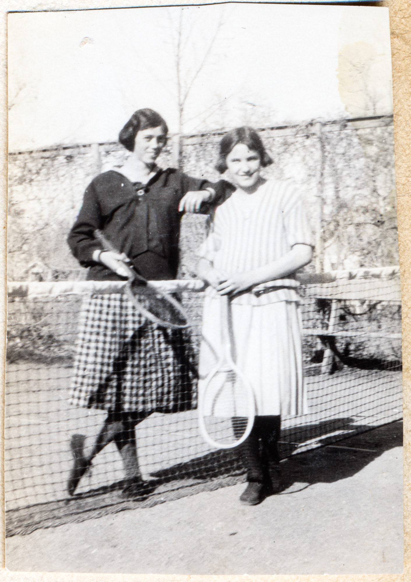 Dauth Family Archive - 1923 - Elizabeth Dauth Playing Tennis
