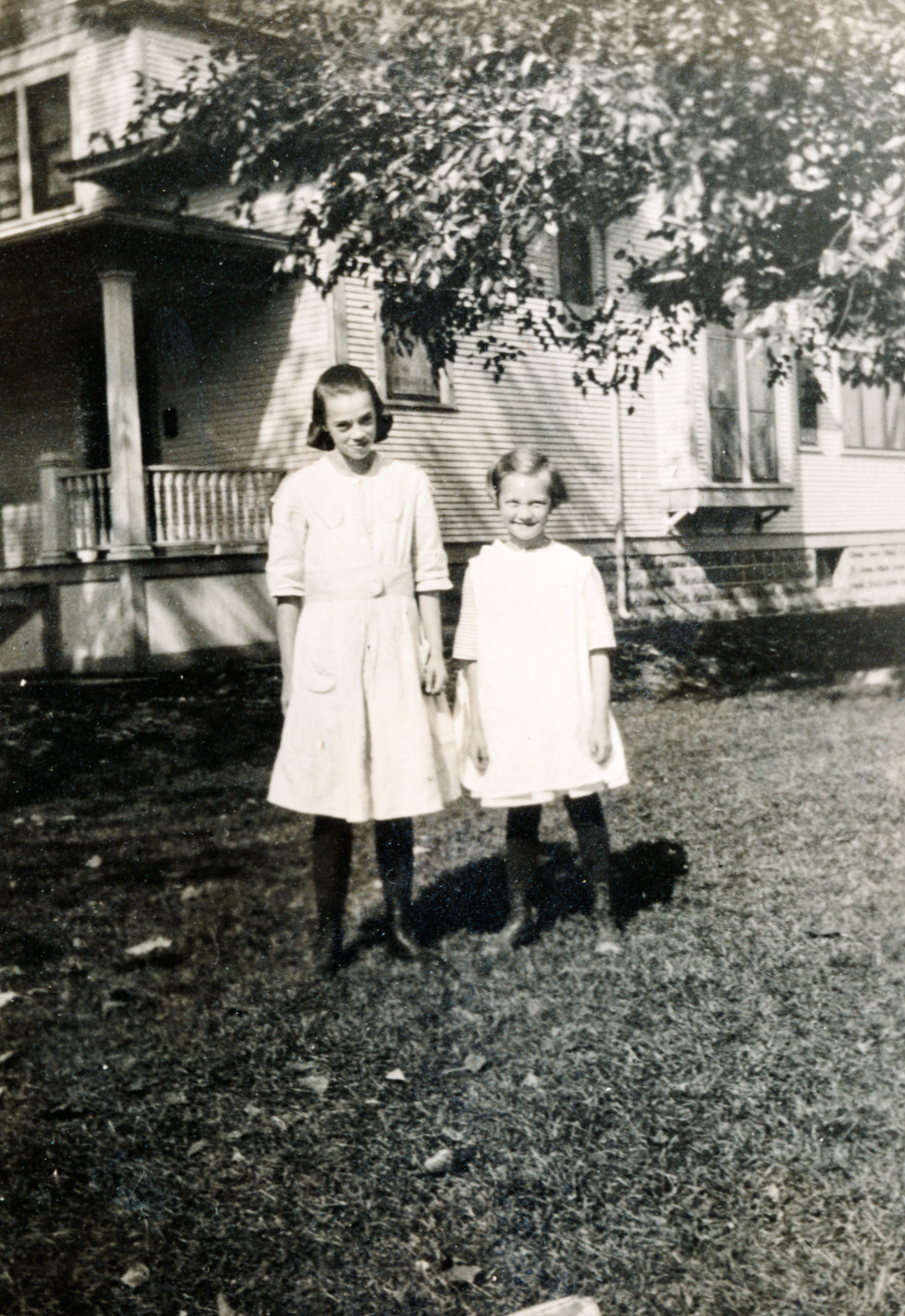 Dauth Family Archive - Circa 1915 - Elizabeth Dauth With Lois Clifton