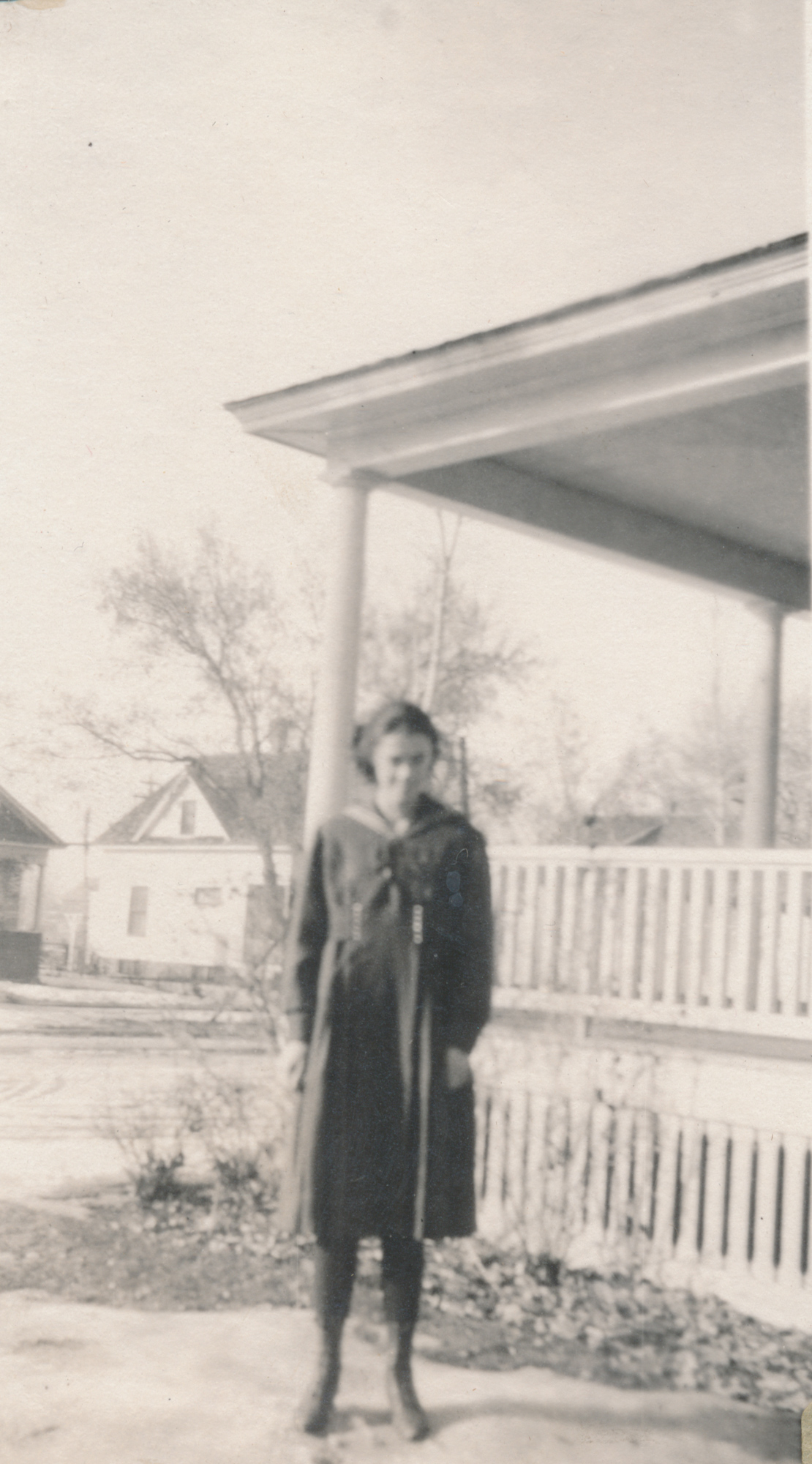 Dauth Family Archive - Circa 1916 - Elizabeth Dauth at Greeley Home