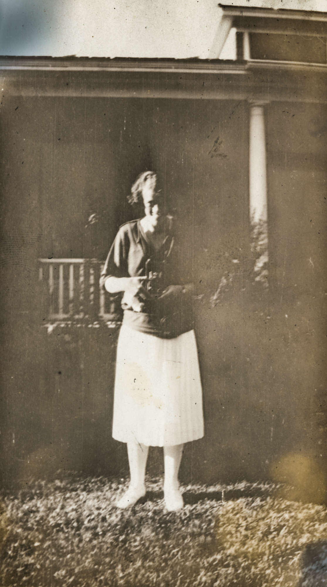 Dauth Family Archive - Circa 1920s - Elizabeth Dauth Taking a Photo