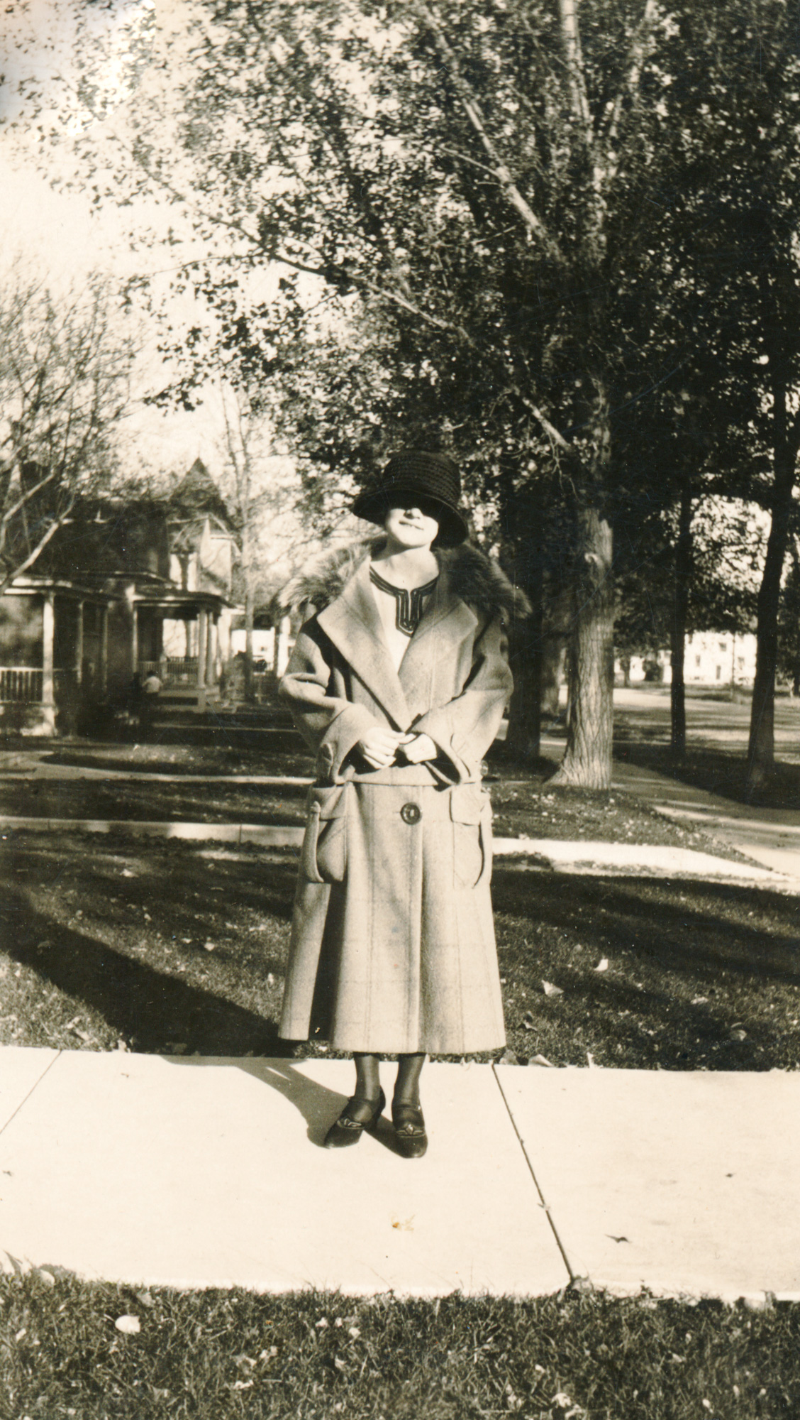 Dauth Family Archive - Circa 1920s - Elsie Dauth Fur Coat - Front
