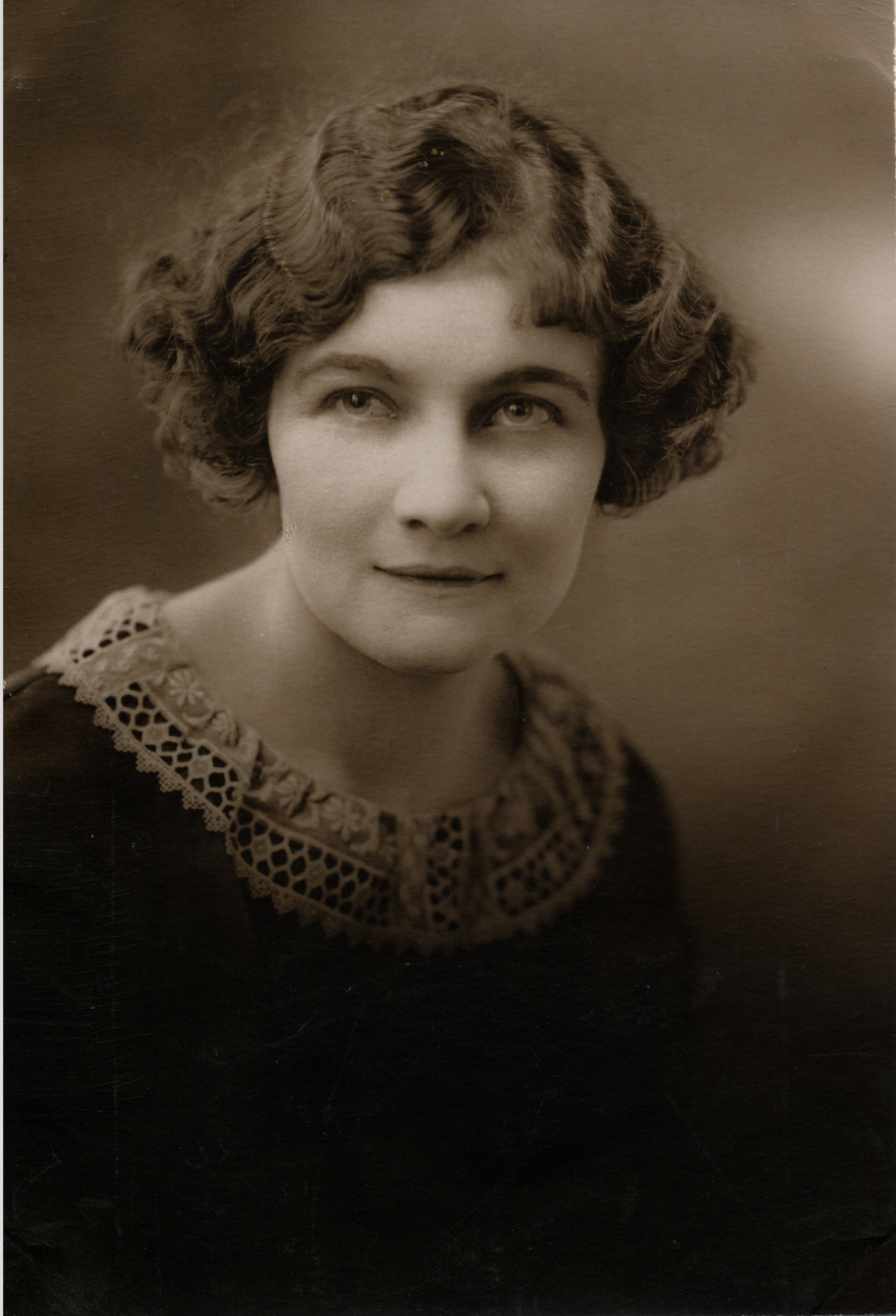 Dauth Family Archive - Circa 1920s - Elsie Dauth Portrait - Facing Camera