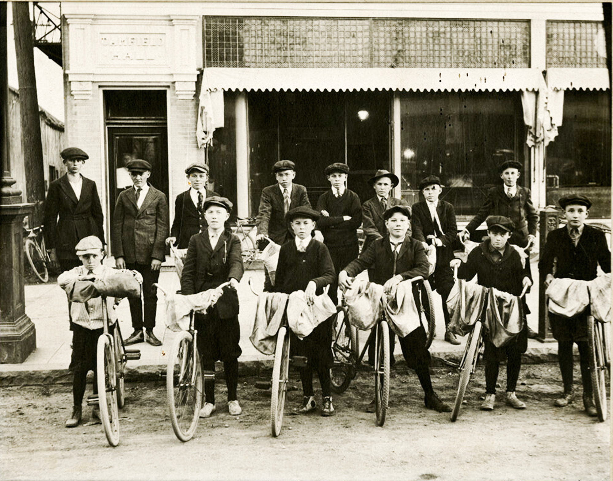 Dauth Family Archive - 1920 - Greeley Tribune Newsboys