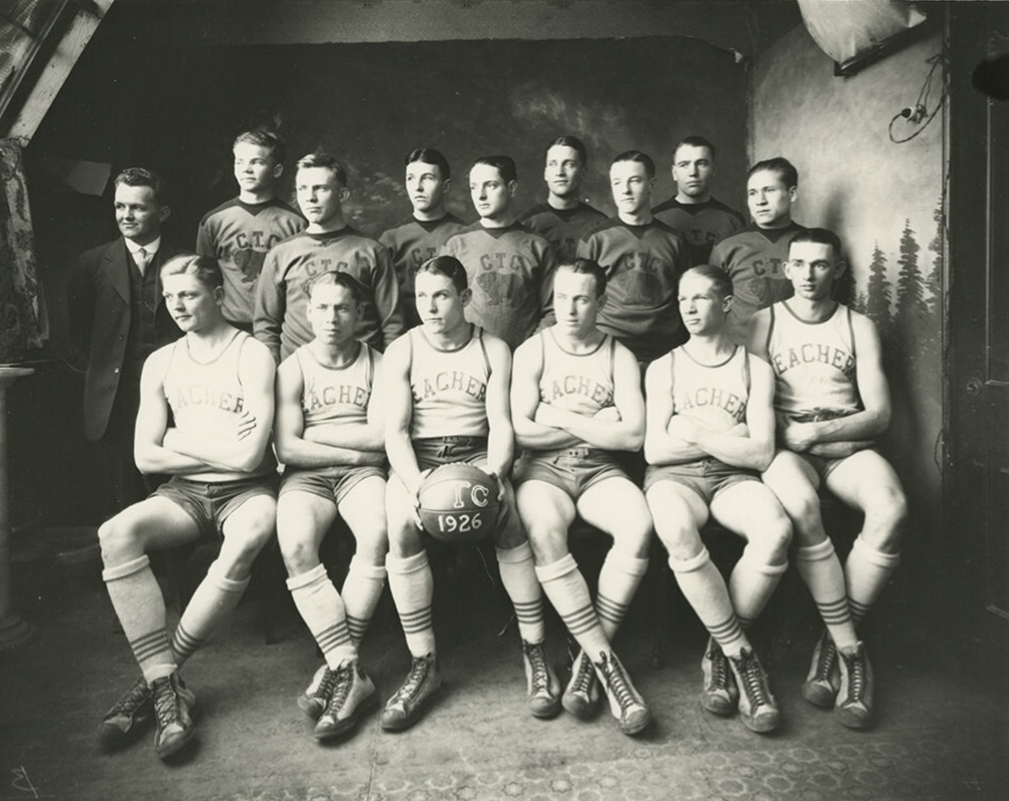 Dauth Family Archive - 1926 - High Plains Library District - Colorado Teachers College Basketball Team