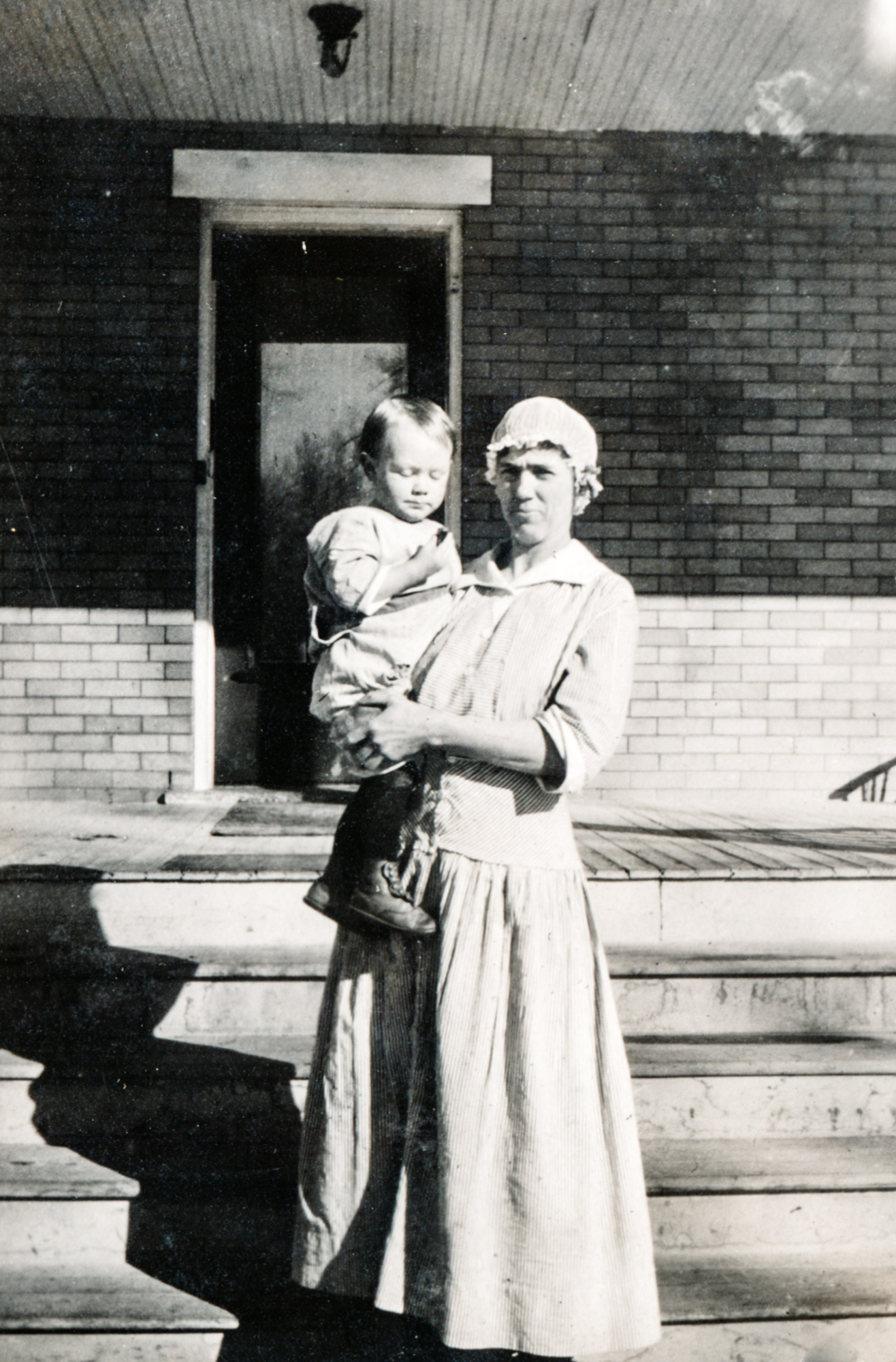 Dauth Family Archive - Florence Dauth with Billie Clifton